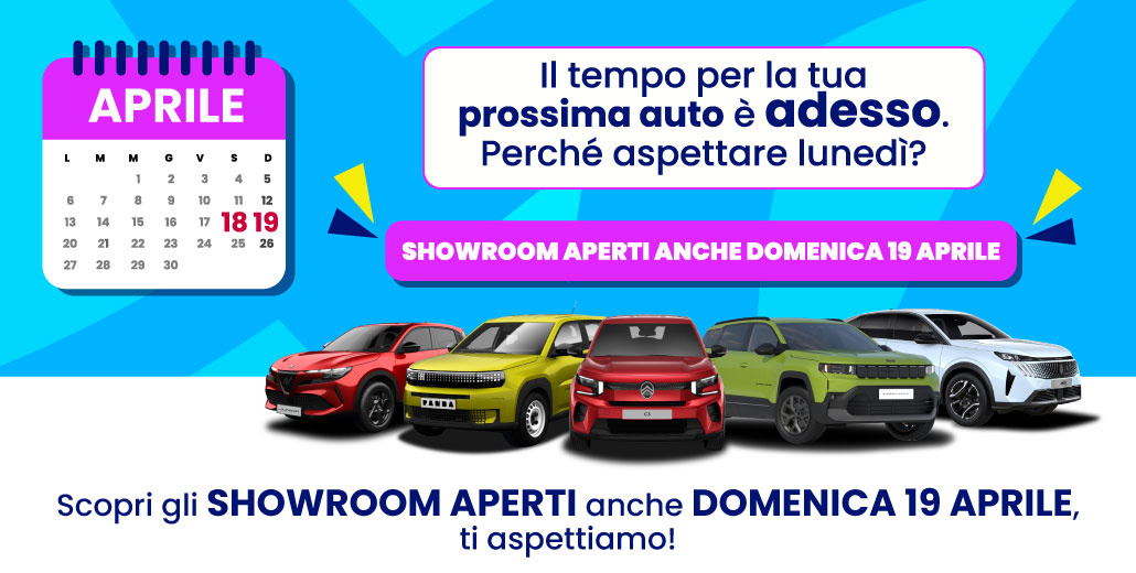 Open Weekend sabato 18 e domenica 19 aprile.