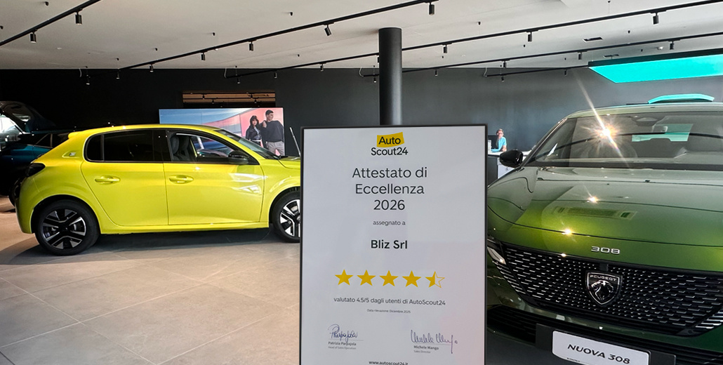 L’eccellenza di Bliz, certificata da AutoScout24