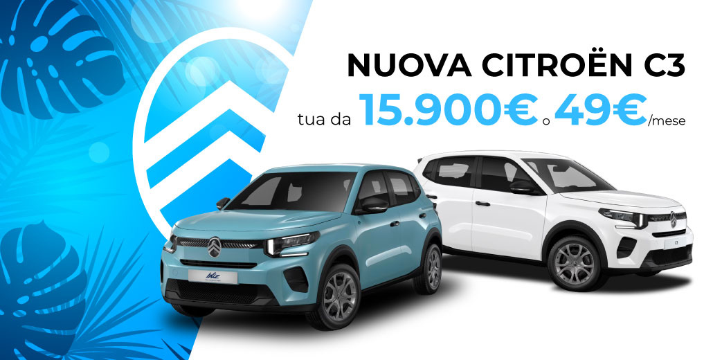 NUOVA CITROËN C3 | TUA DA 15.900€ o 49€/mese