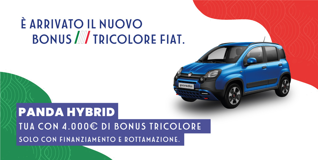 NUOVA FIAT PANDA HYBRID | con 4.000€ di bonus Tricolore!