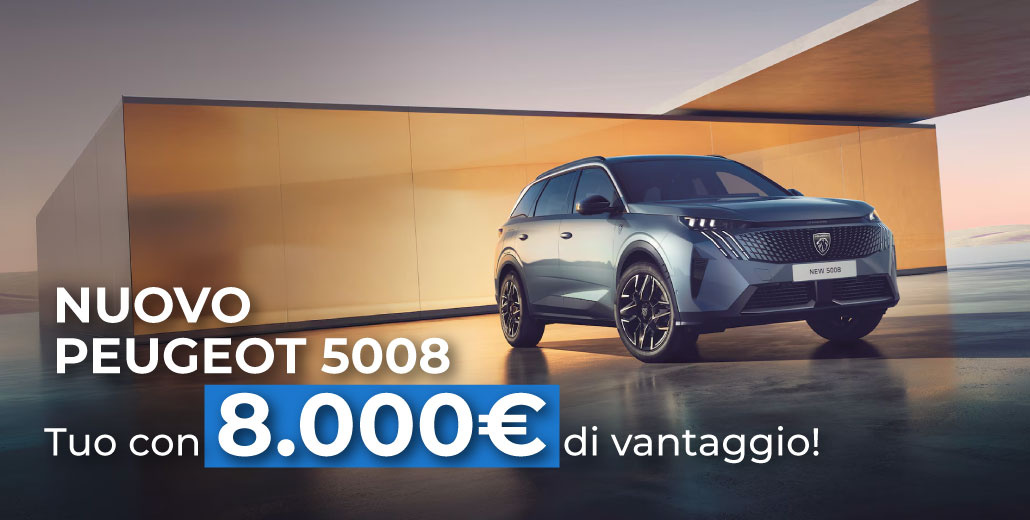 NUOVO PEUGEOT 5008 | TUO CON 8.000€ DI VANTAGGIO