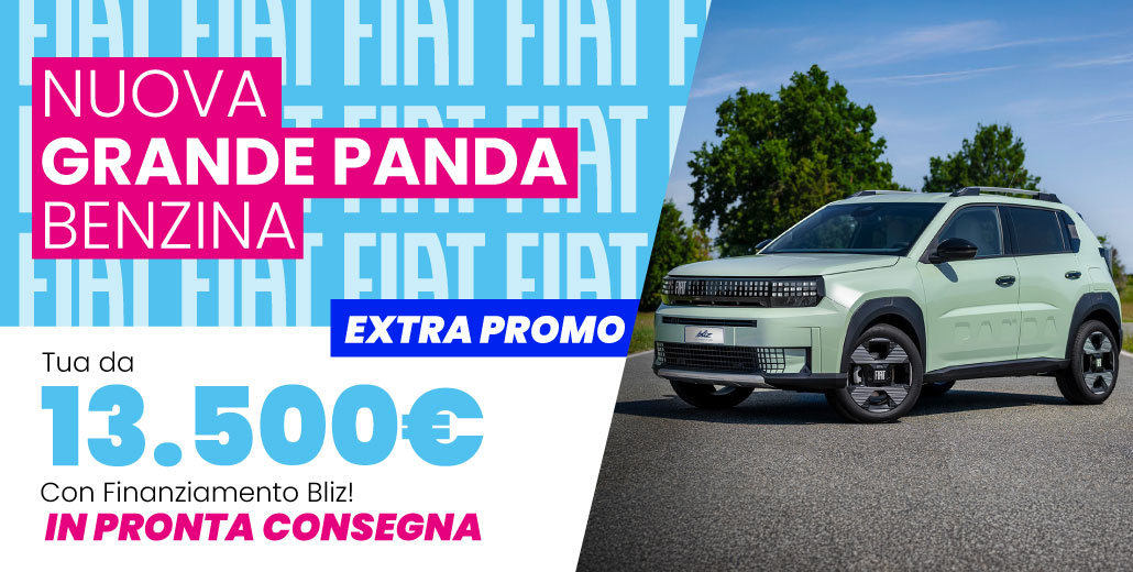 FIAT NUOVA GRANDE PANDA BENZINA | TUA DA 13.500€