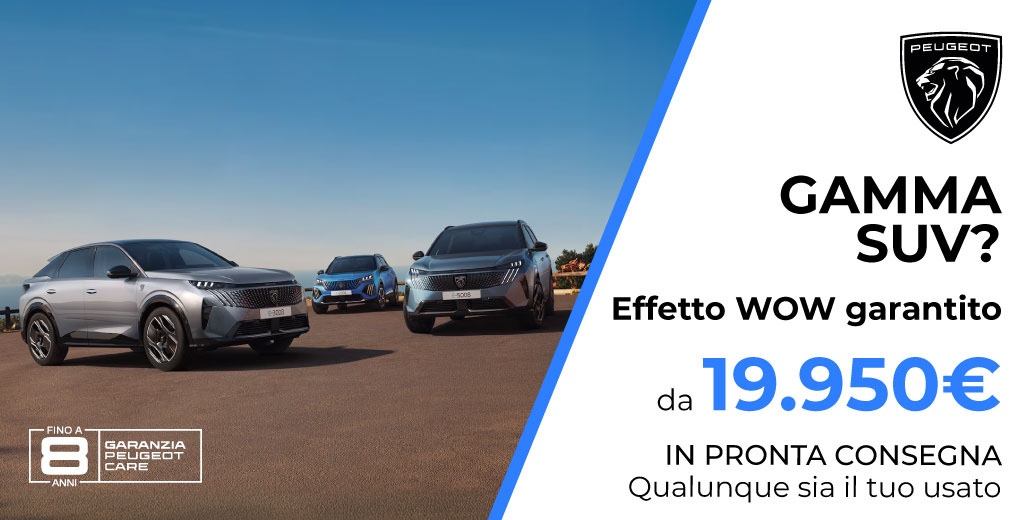 PEUGEOT GAMMA SUV | TUA DA 19.950€