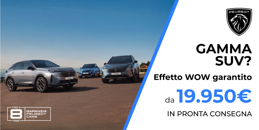 PEUGEOT GAMMA SUV | TUA DA 19.950€